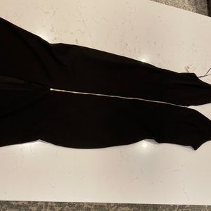 Black zip up gorgeous gown